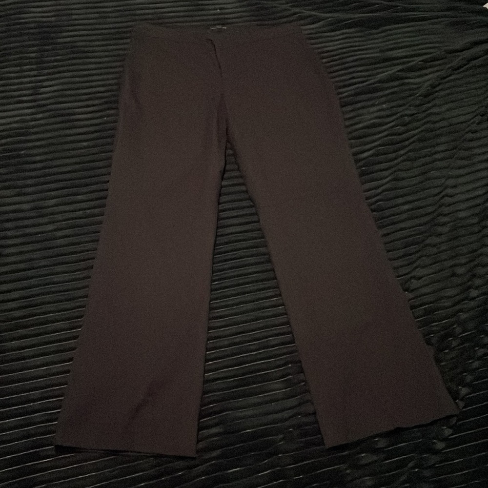 Size 12, dark brown, Martin fit Banana Republic dress pants.